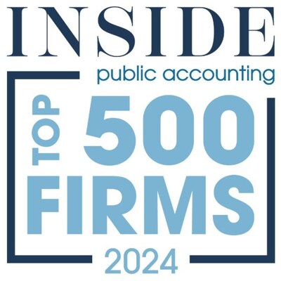top 500 firms by Inside Public Accounting