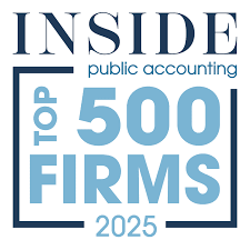 top 500 firms by Inside Public Accounting